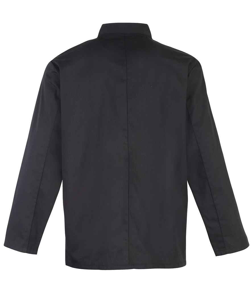 Premier Unisex Long Sleeve Stud Front Chef's Jacket (PR665)
