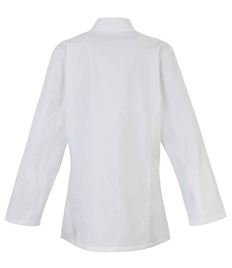 Premier Ladies Long Sleeve Chef's Jacket (PR671)