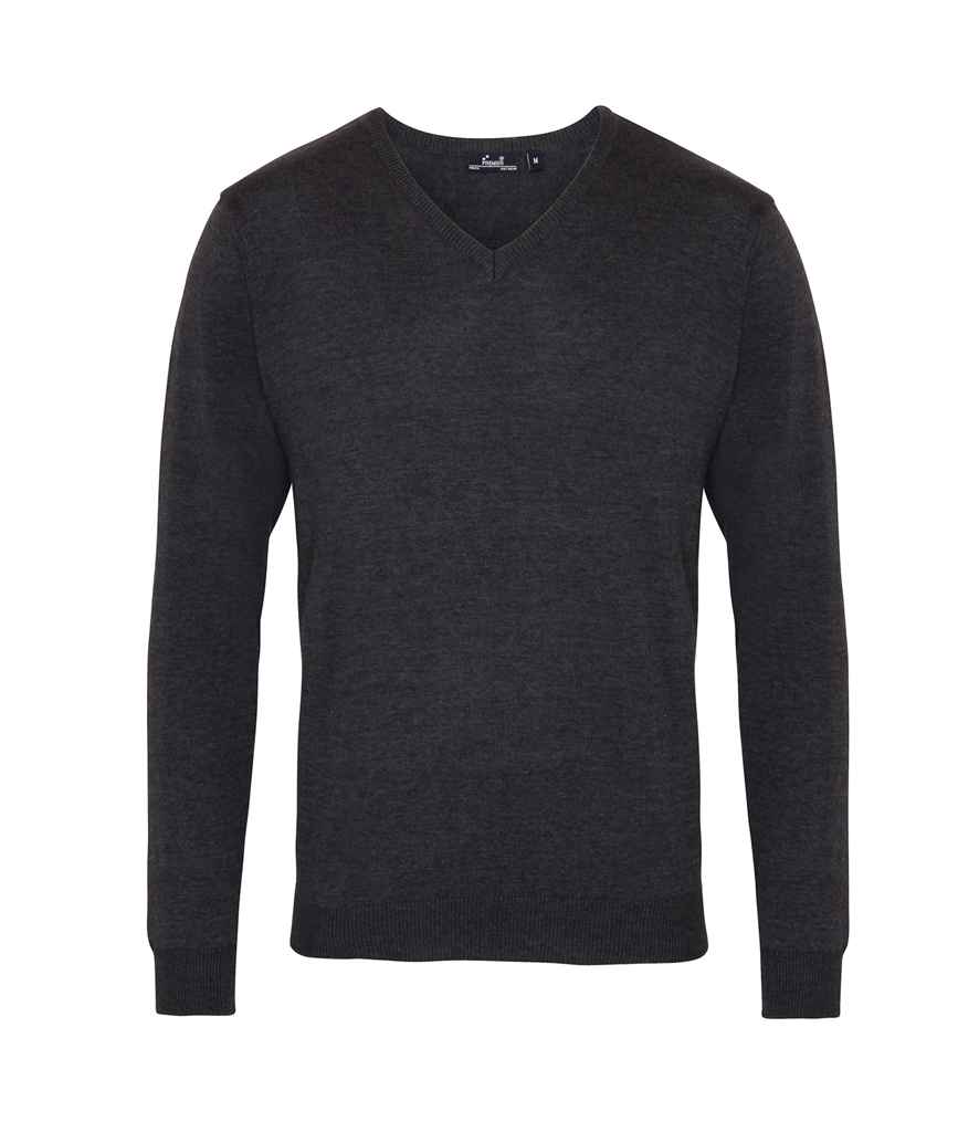 Premier Knitted Cotton Acrylic V Neck Sweater (PR694)
