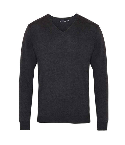 Premier Knitted Cotton Acrylic V Neck Sweater (PR694)