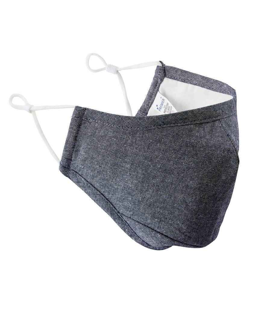 Premier Washable 3-Layer Face Mask with Carbon Filter Option (PR796)