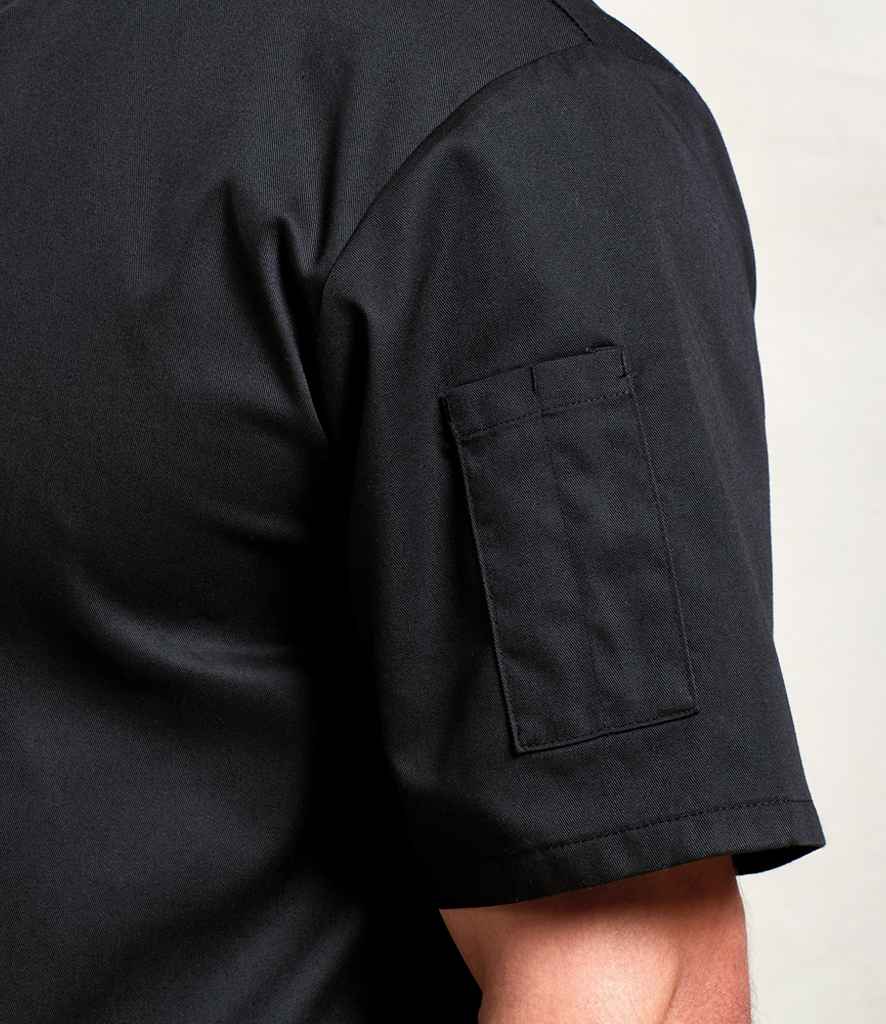 Premier Essential Short Sleeve Chef's Jacket (PR900)