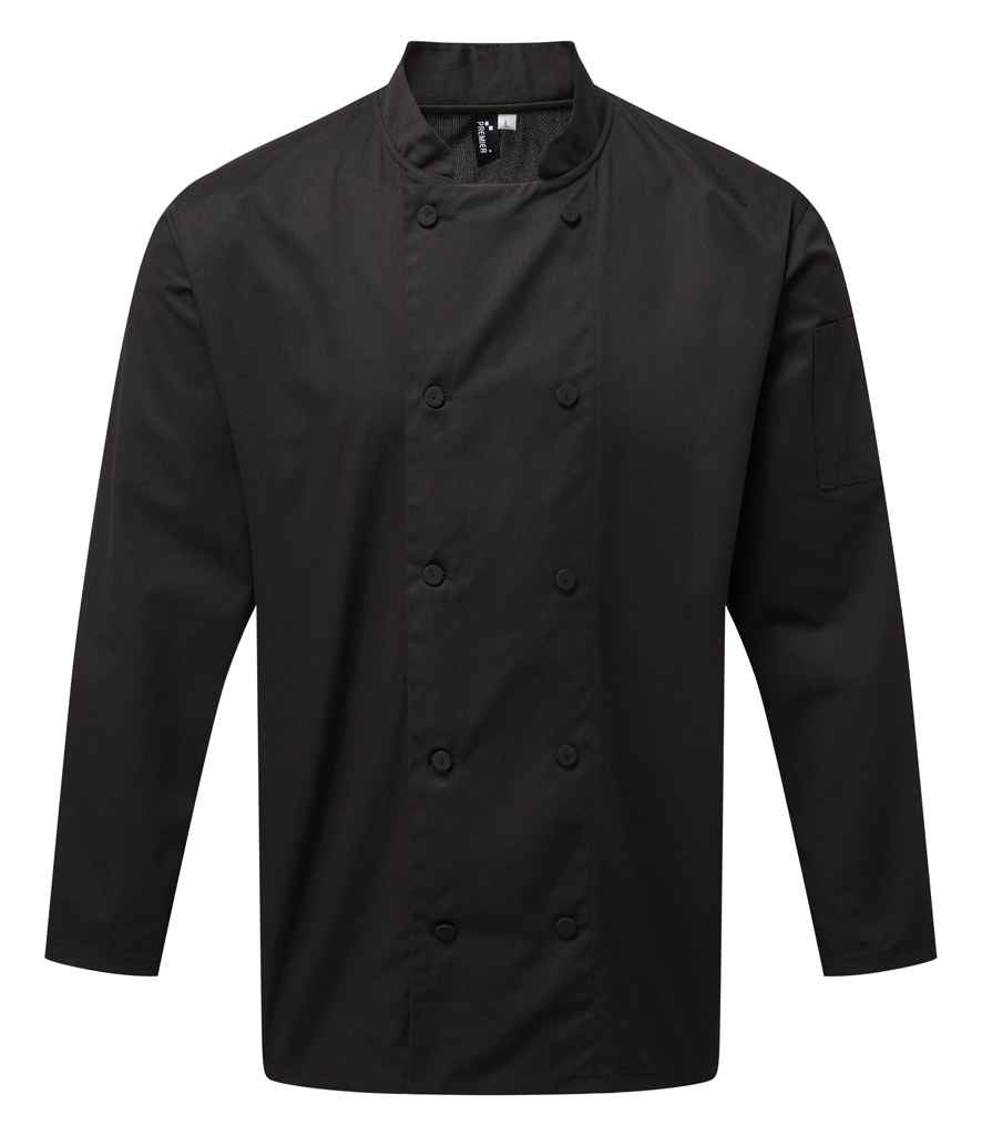 Premier Coolchecker® Long Sleeve Chef's Jacket (PR903)