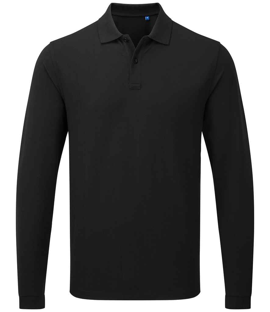 Premier Essential Unisex Long Sleeve Polo Shirt (PR997)