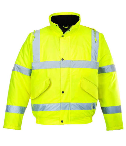 Portwest Hi-Vis Bomber Jacket - Yellow (PW001)