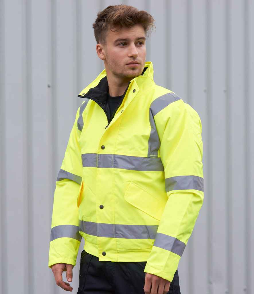 Portwest Hi-Vis Bomber Jacket - Yellow (PW001)