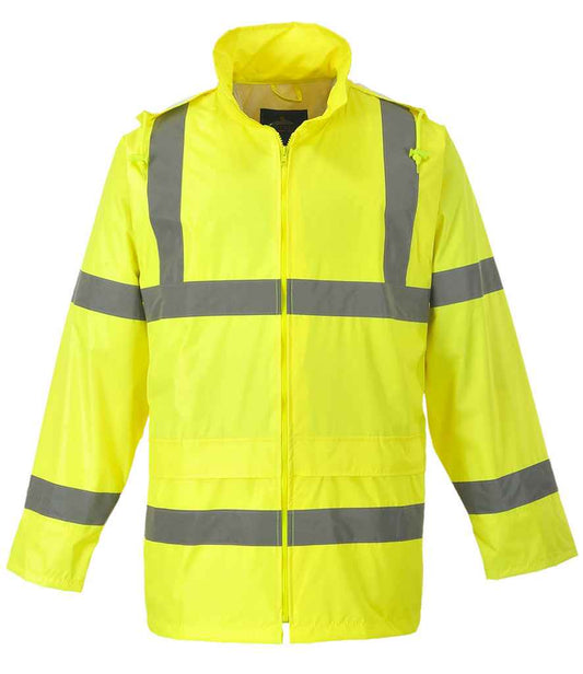 Portwest Hi-Vis Rain Jacket - Yellow (PW011)