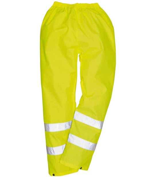 Portwest Hi-Vis Rain Trousers - Yellow (PW012)