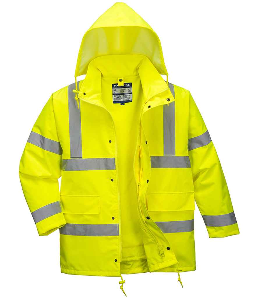 Portwest Hi-Vis 4-in-1 Traffic Jacket - Yellow (PW014)