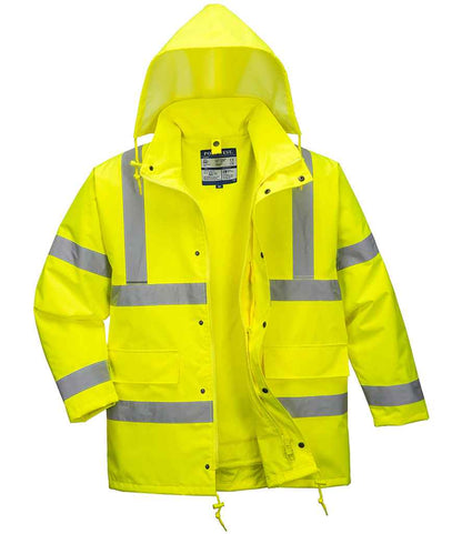 Portwest Hi-Vis 4-in-1 Traffic Jacket - Yellow (PW014)