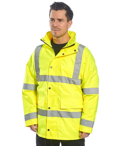 Portwest Hi-Vis 4-in-1 Traffic Jacket - Yellow (PW014)