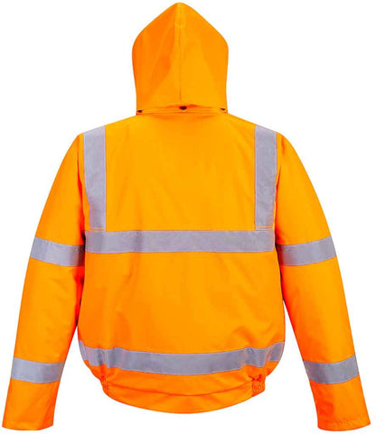 Portwest Hi-Vis GO/RT Bomber Jacket - Orange (PW021)