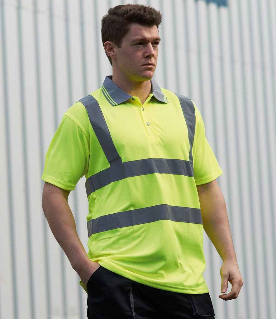 Portwest Hi-Vis Polo Shirt - Yellow (PW061)