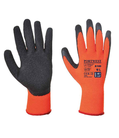 Portwest Thermal Grip Gloves - Orange (PW071)
