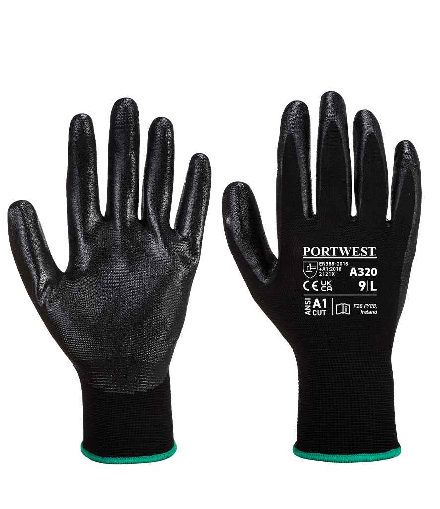 Portwest Dexti-Grip Gloves - Black (PW075)