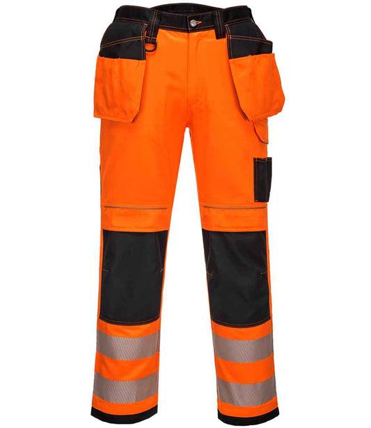Portwest PW3 Hi-Vis Trousers - Orange/Black (PW1001)
