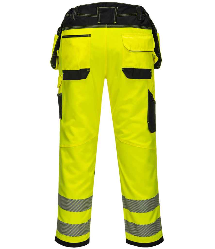 Portwest PW3 Hi-Vis Trousers - Yellow/Black (PW1001)