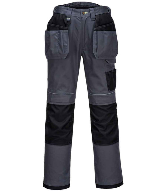 Portwest PW3 Work Holster Trousers - Zoom Grey/Black (PW1002)