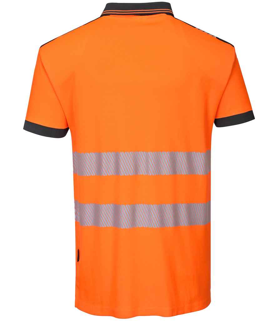 Portwest PW3 Hi-Vis Polo Shirt - Orange/Black (PW1003)
