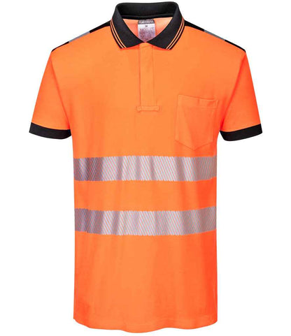 Portwest PW3 Hi-Vis Polo Shirt - Orange/Black (PW1003)