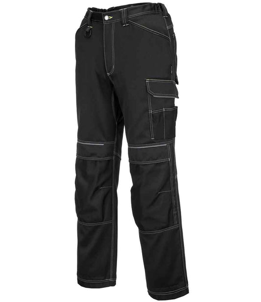 Portwest PW3 Lightweight Stretch Trousers - Black (PW1004)
