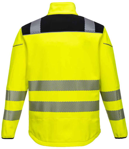 Portwest PW3 Hi-Vis Soft Shell Jacket - Yellow/Black (PW1011)