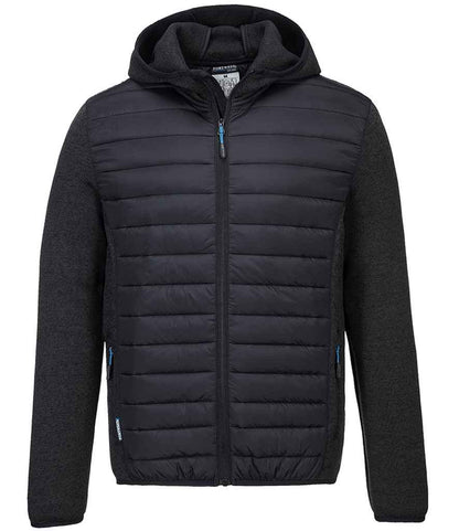 Portwest KX3™ Baffle Padded Jacket - Grey Marl/Black (PW1121)
