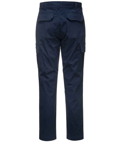 Portwest Stretch Slim Combat Trousers - Dark Navy (PW1201)