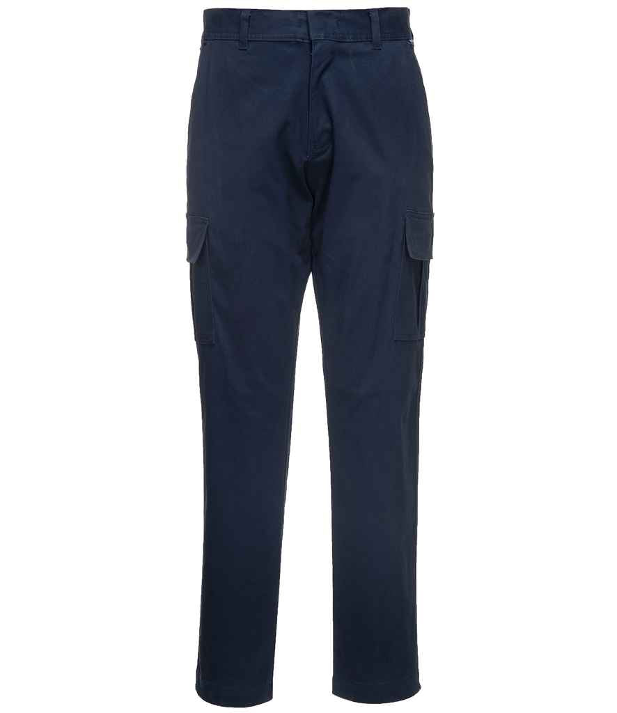 Portwest Stretch Slim Combat Trousers - Dark Navy (PW1201)