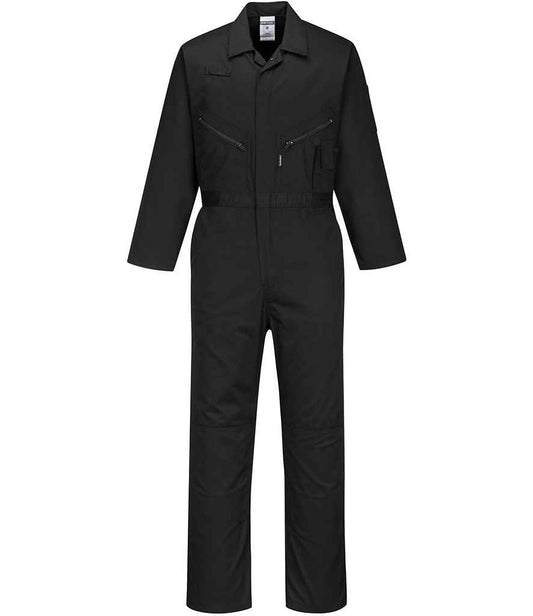 Portwest Knee Pad Coverall - Black (PW1210)
