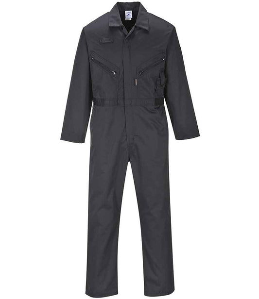 Portwest Liverpool Zip Coverall - Black (PW134)