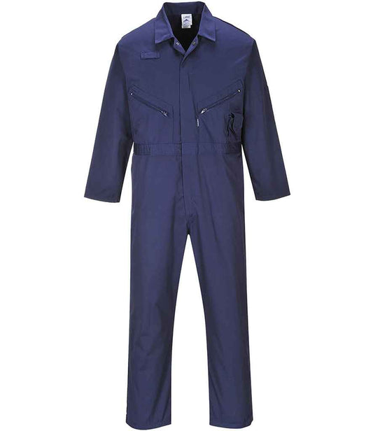 Portwest Liverpool Zip Coverall - Navy (PW134)