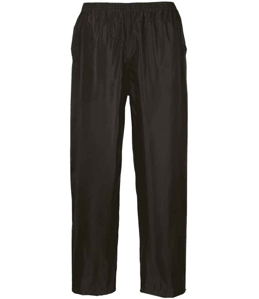 Portwest Classic Rain Trousers - Black (PW167)