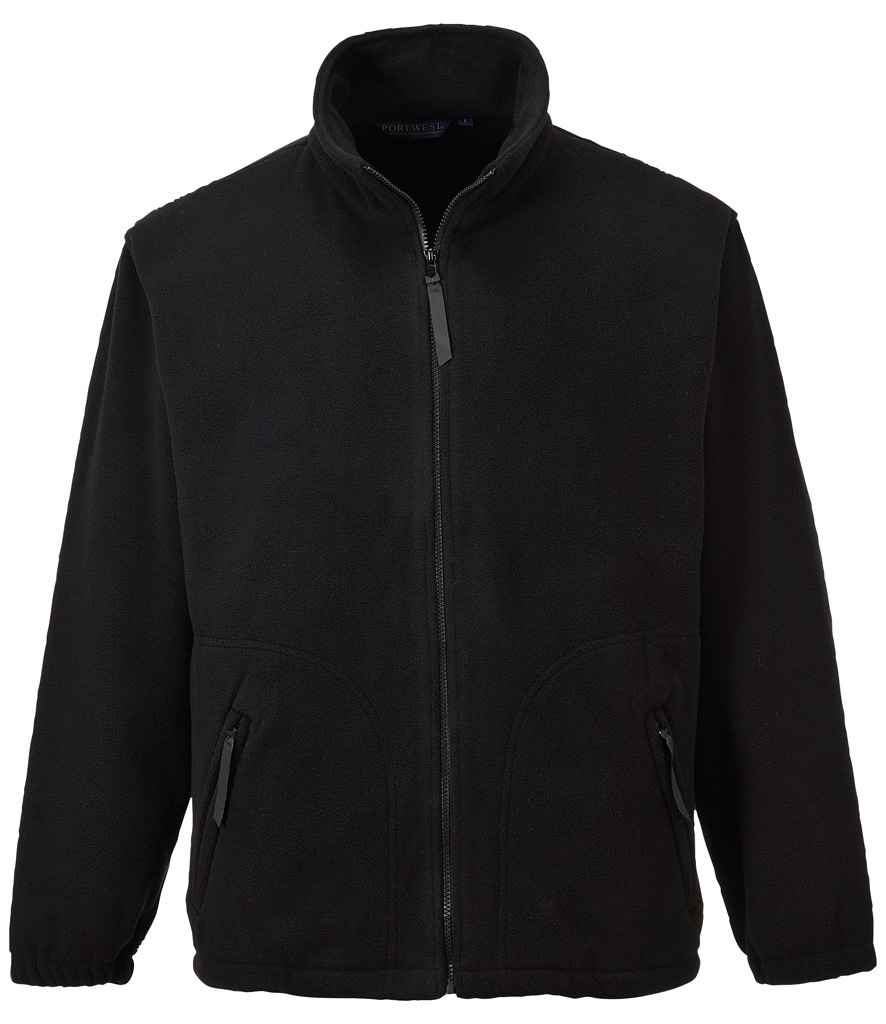 Portwest Argyll Heavy Fleece Jacket - Black (PW171)