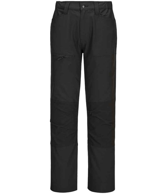 Portwest WX2™ Eco Active Stretch Work Trousers - Black (PW2402)
