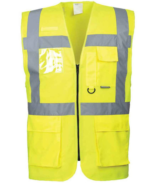 Portwest Hi-Vis Executive Vest - Yellow (PW303)