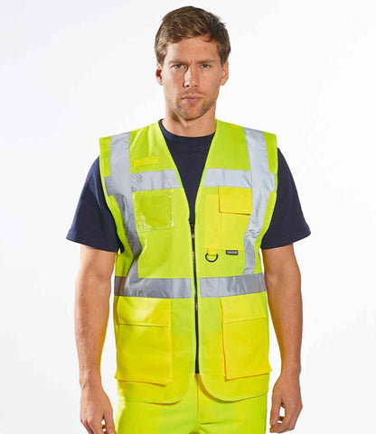 Portwest Hi-Vis Executive Vest - Yellow (PW303)