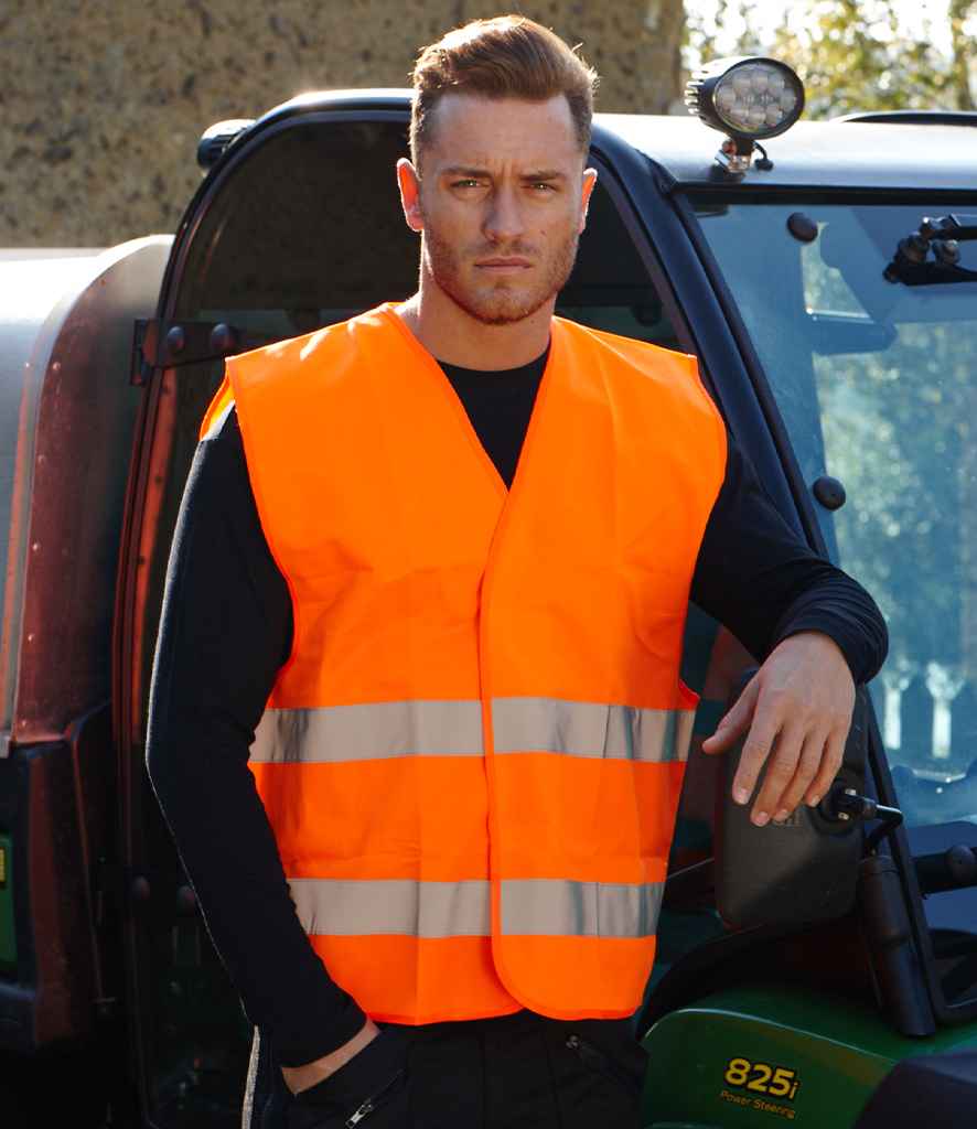 Portwest Hi-Vis Two Band Vest - Orange (PW309)