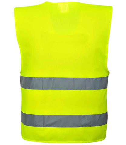 Portwest Hi-Vis Two Band Vest - Yellow (PW309)