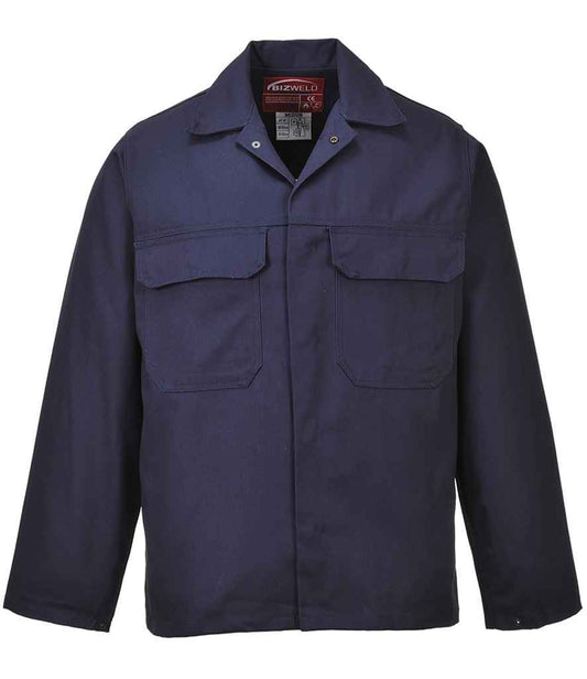 Portwest Bizweld™ Flame Resistant Jacket - Navy (PW453)