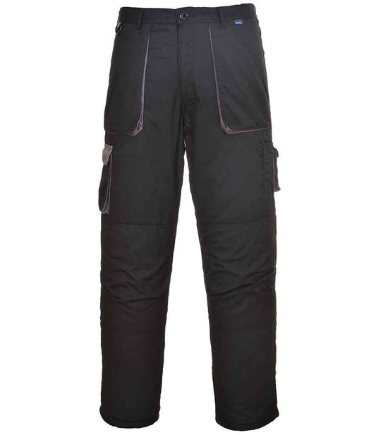 Portwest Texo Contrast Trousers - Black (PW625)