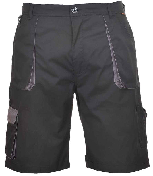 Portwest Texo Contrast Shorts - Black (PW635)