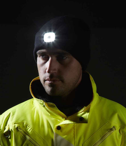 Portwest LED Head Light Beanie - Black (PW667)