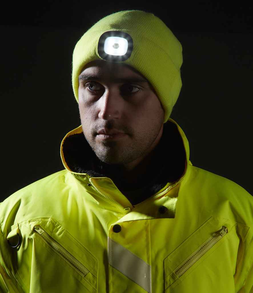 Portwest LED Head Light Beanie - Yellow (PW667)