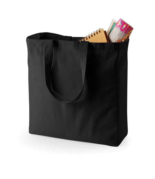 Quadra Canvas Classic Shopper - Black (QD23)