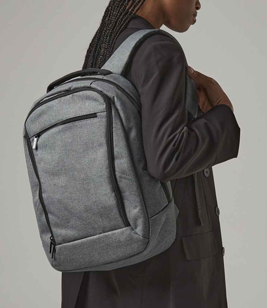 Quadra Executive Digital Backpack - Grey Marl (QD269)