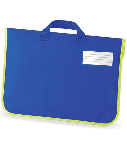 Quadra Enhanced-Viz Book Bag - Bright Royal (QD452)