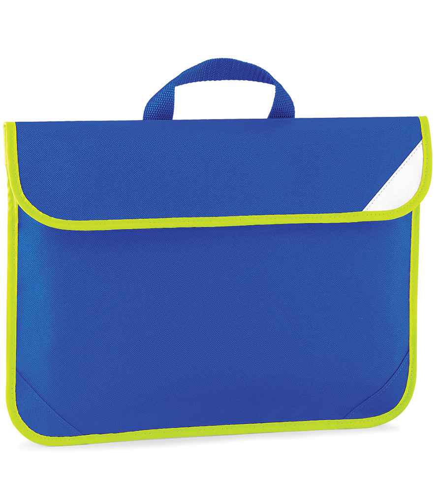 Quadra Enhanced-Viz Book Bag - Bright Royal (QD452)