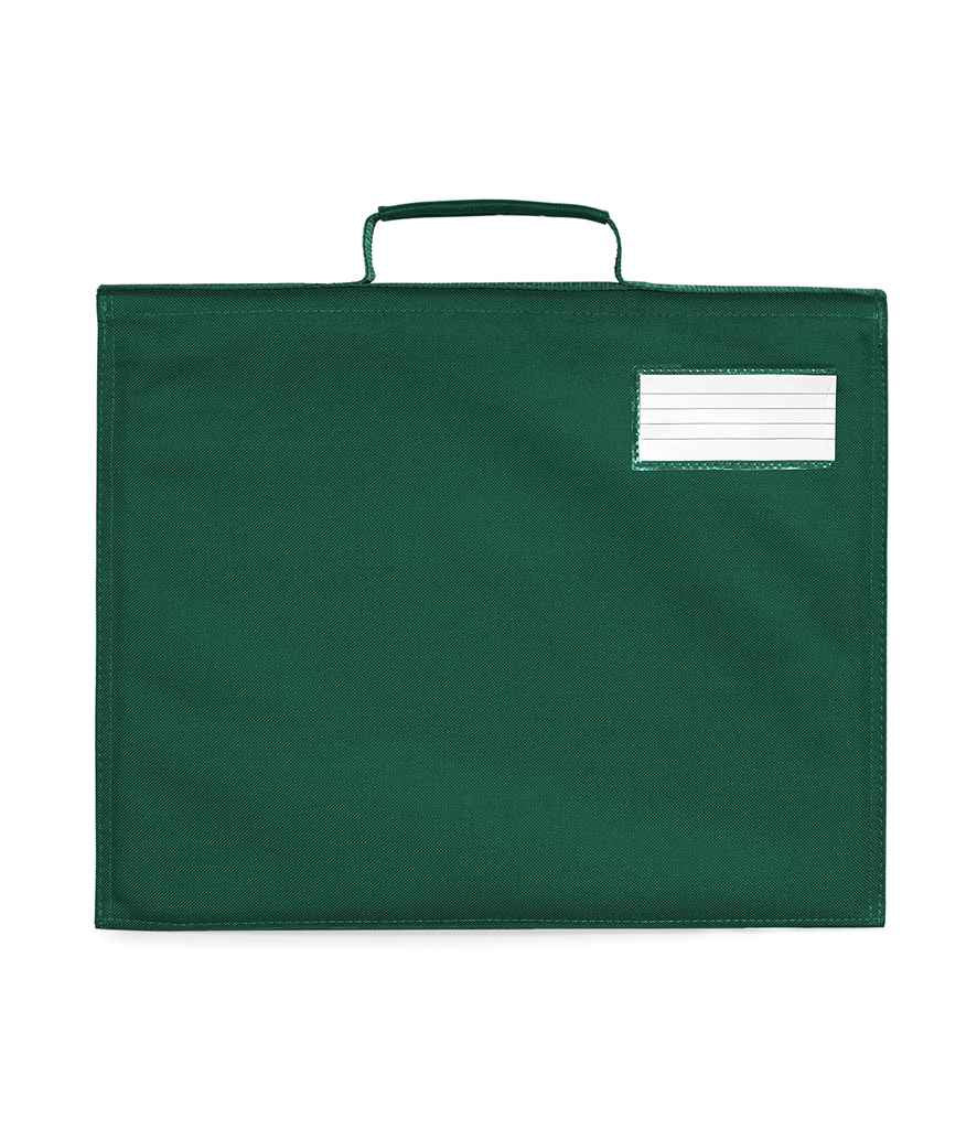 Quadra Classic Book Bag - Bottle Green (QD456)