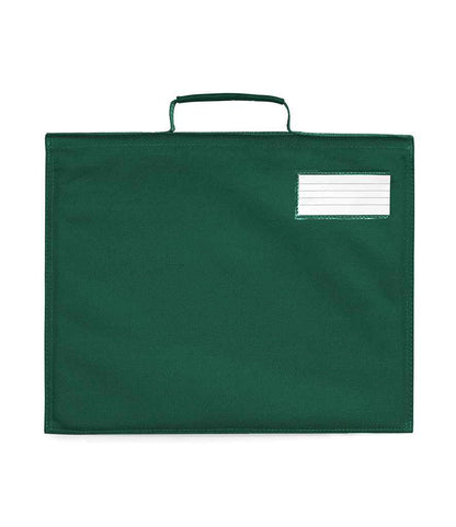 Quadra Classic Book Bag - Bottle Green (QD456)